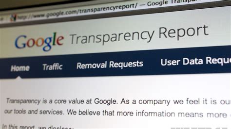 Google Transparency Report